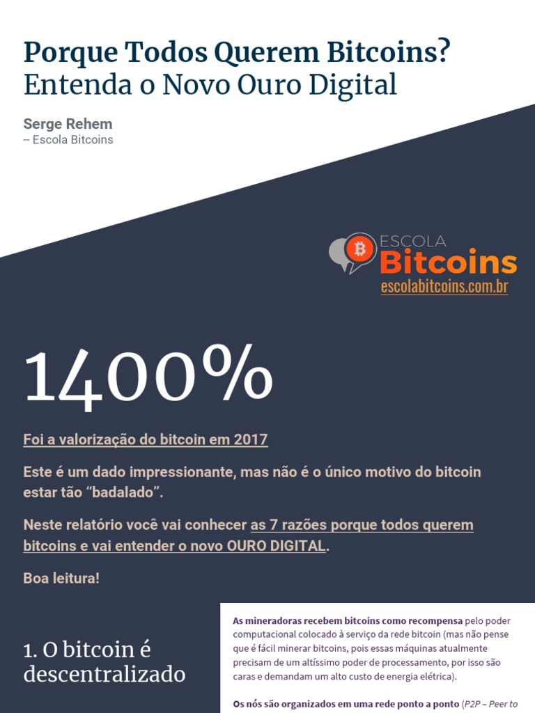 Bitcoin para Iniciantes PDF Bitcoin para Leigos PDF | PDF | Bitcoin | P2P  (ponto a ponto)