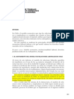 Cap 13 El Modelo de Trabajo en Chile y Los Derechos de Los Trabajadores