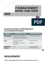 Management Accounting and Their Uses