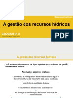 Gestão recursos hídricos Portugal