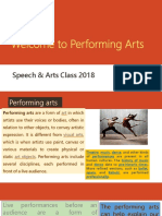 Performing Arts Classes and History