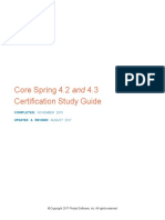 Core Spring 4.2 4.3 Certification Study Guide