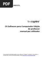 TI-Nspire CX TS Guidebook PT