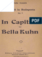 Românii La Budapesta. Volumul 2 În Capitala Lui Bella Kuhn