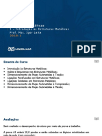 1 - Introdução As Estruturas Metálicas