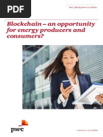 Price Waterhouse Cooper Blockchain Opportunity For Energy Producers and Consumers