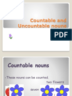 Countable Uncountable Nouns