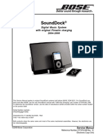 BOSE Sounddock Service Manual