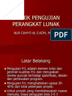 Teknik Pengujian Perangkat Lunak