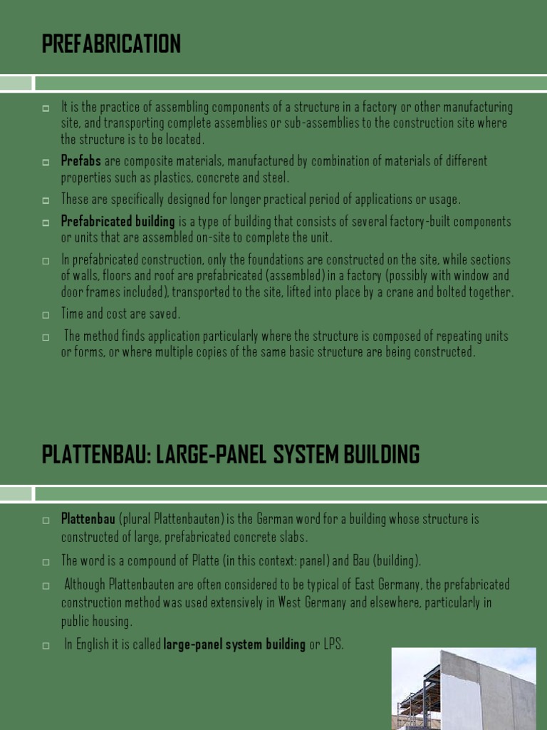 Large Panel Prefabricated Construction | PDF | Building | Building ...