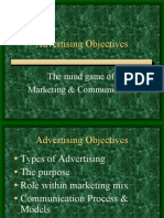 Advertising Objectives: The Mind Game of Marketing & Communication