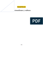 Rudolf Rocker - Nacionalismo y Cultura.