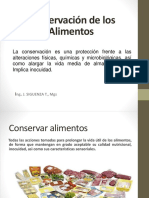 Conservación de alimentos: causas y métodos