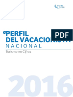 Perfil Del Vacacionista Nacional 2016