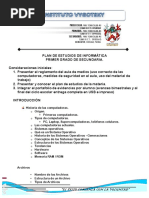 Secundaria 1ro Instituto Vygotsky Programa Computacion