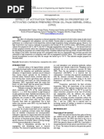 Effect of Activation Temperature On Properties of Activated Carbon Prepared From Oil Palm Kernel Shell (OPKS)