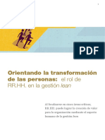 Orientando La Transformacion de Las Personas