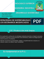 Estrategias de Sustentabilidad para Los Escenarios Modificados