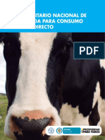 Perfil Sanitario Nacional Leche Cruda PDF