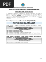 Local Da Prova Araraquara