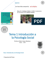 Tema 1 Introducción A La Psicología Social (Diapositivas)