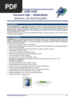 Manual Conversor Usb i485 v10x c Português