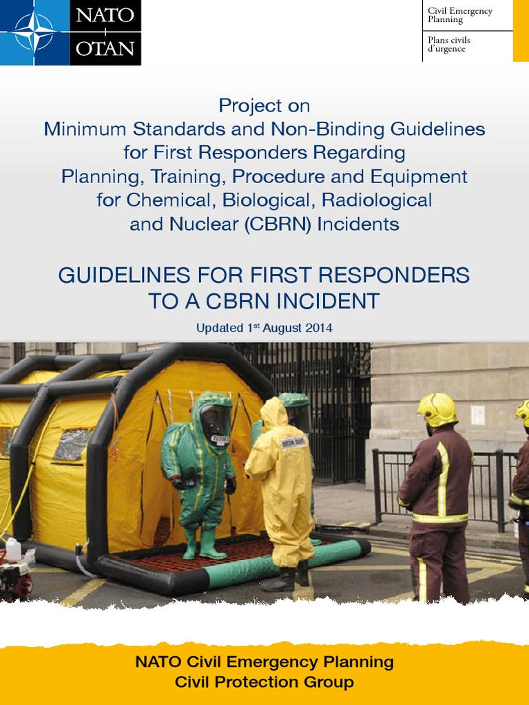 Guidelines For First Responders To A CBRN Incident | PDF | Cbrn Defense ...