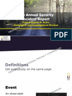 Annual Security Incident Report_March 31 Deadline