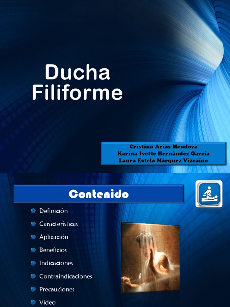 9 DuchaD Filiforme en Hidroterapia PDF Hipertensión Agua