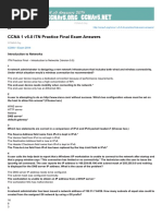 CCNA 1 v5.0 ITN Practice Final Exam Answers: Introduction To Networks