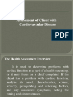 Assessment of Client With Cardiovascular Disease