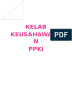 Kelab Keusahawanan Ppki 2018