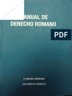 Manual de Derecho Romano (Luis Rodolfo Argüello)