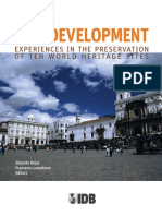 CITY DEVELOPMENT- Experiences in the Preservation of Ten World Heritage Sites