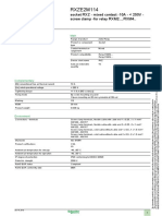 Product data sheet for RXZE2M114 socket with mixed contacts