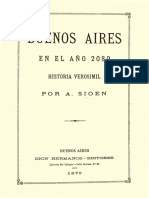 Sioen, Aquiles - Buenos Aires en El Año 2080