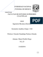 Serie de Tareas Geometria Anlitica