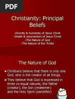 Christianity Principal Beliefs