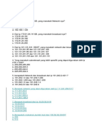 Soal Subnetting