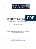 The Death of BIg Law