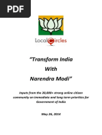 Collective Inputs From 30000 Citizens On Governmen