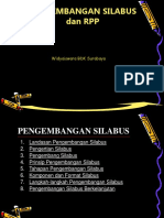 Pengembangan Silabus