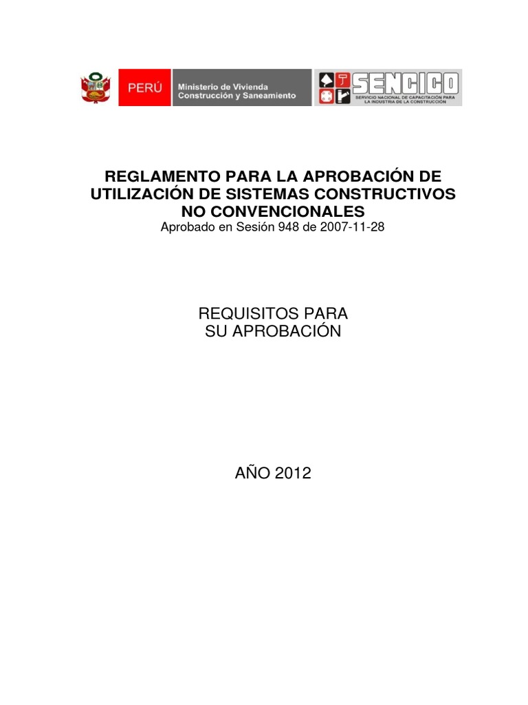 Reglamento para Registrar SCNC PDF | PDF