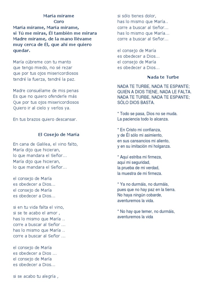 Cantos Para Rosario de Difunto | María, madre de Jesús | Cristo (título
