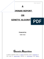 Genetic Algorithm Report