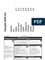 UbD Unit Samples DG