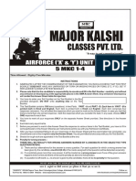 Air Force X & Y Group Model Paper - Air Force X & Y Group Unit Test