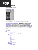 Thermocouple: From Wikipedia, The Free Encyclopedia