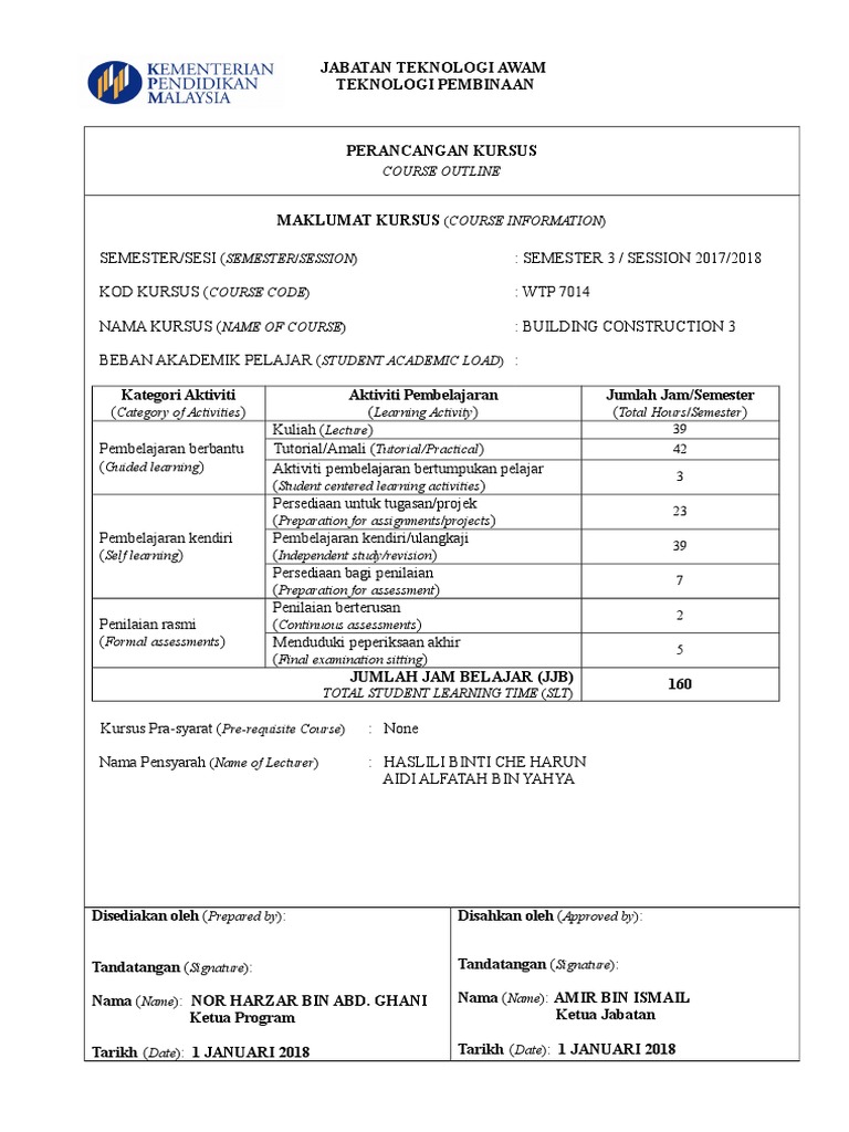 Building Construction 3 Course Outline | PDF | Roof | Truss