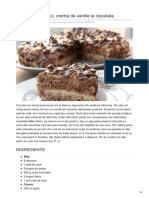 Bucataras - Ro-Desert Tort Cu Nuci Crema de Vanilie Si Ciocolata